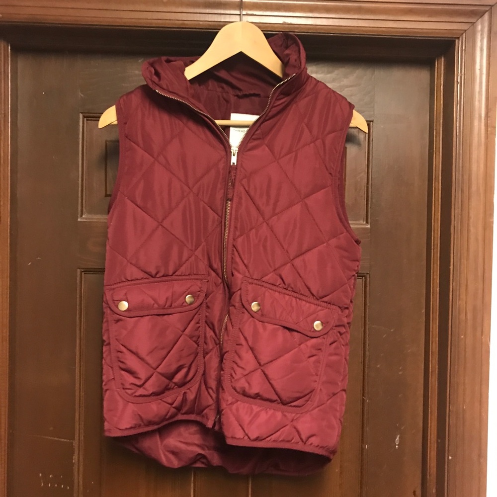 Maroon vest
